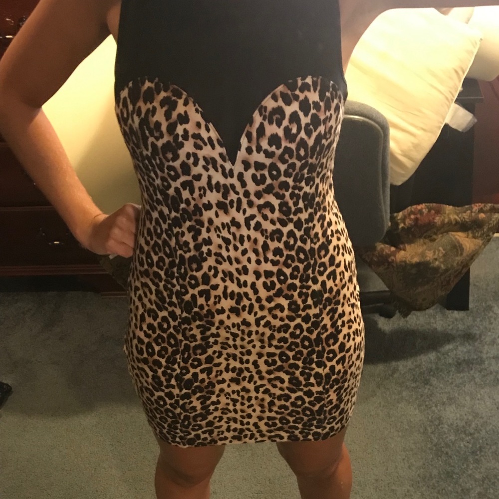 Leopard print dress
